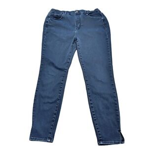 Good American Jeans Good Legs Women Sz 16‎ Tapered High Rise Medium Wash Blue315